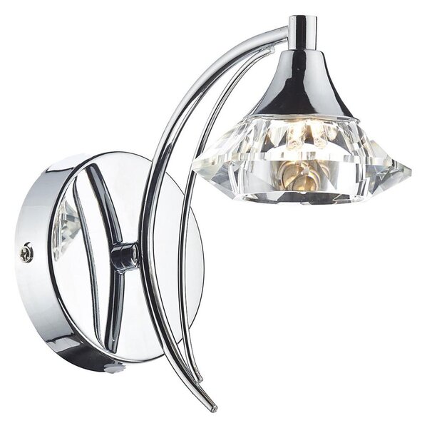 Där Lighting LUT0750 - Lampada da parete LUTHER 1xG9/40W/230V cromo lucido