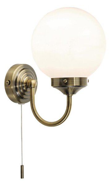 Där Lighting BAR0775 - Applique da bagno BARCLAY 1xE14/40W/230V IP44 ottone