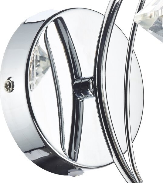 Där Lighting LUT0750 - Lampada da parete LUTHER 1xG9/40W/230V cromo lucido