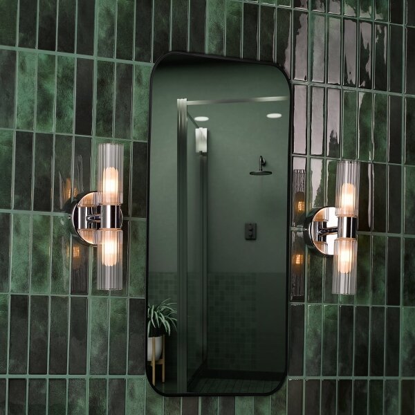 Där Lighting BOL0950 - Applique da bagno BOLTON 2xG9/5W/230V IP44 cromo