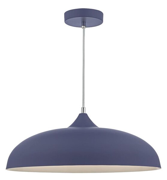 Där Lighting KAE0123 - Lampadario a sospensione KAELAN 1xE27/60W/230V blu