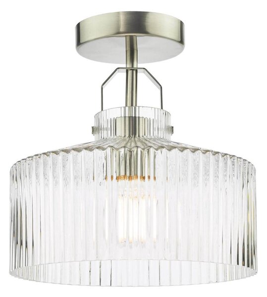 Där Lighting LEN4846 - Plafoniera LENKA 1xE27/60W/230V, cromo opaco