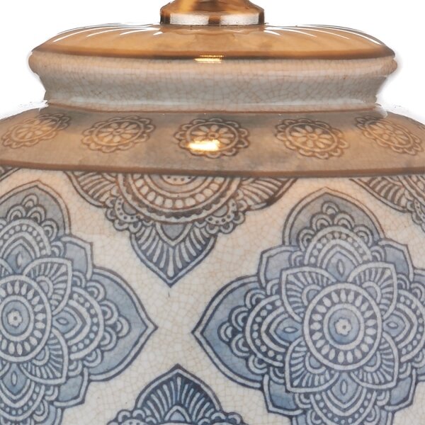 Där Lighting ELY4223 - Lampada da tavolo ELY 1xE27/60W/230V blu