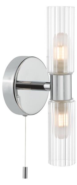 Där Lighting BOL0950 - Applique da bagno BOLTON 2xG9/5W/230V IP44 cromo