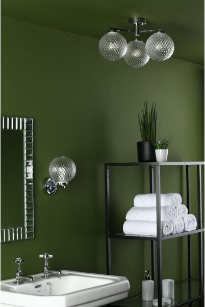 Där Lighting WAY0750 - Applique da bagno WAYNE 1xG9/3W/230V IP44 cromo