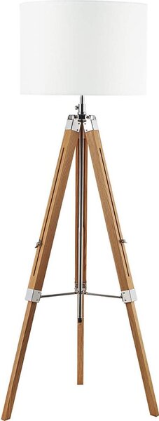 Där Lighting EAS4943 - Lampada da terra EASEL 1xE27/60W/230V marrone