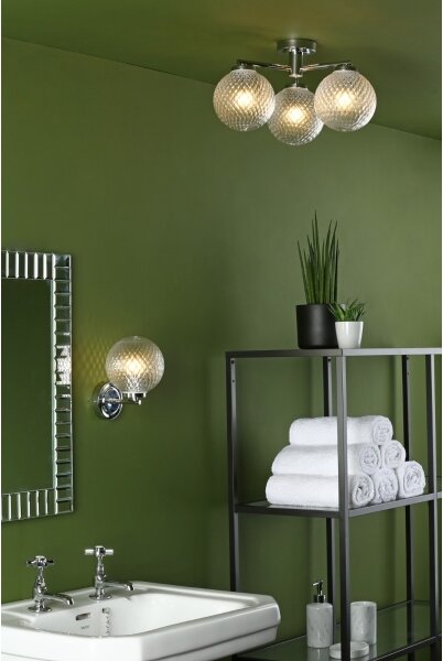 Där Lighting WAY0750 - Applique da bagno WAYNE 1xG9/3W/230V IP44 cromo