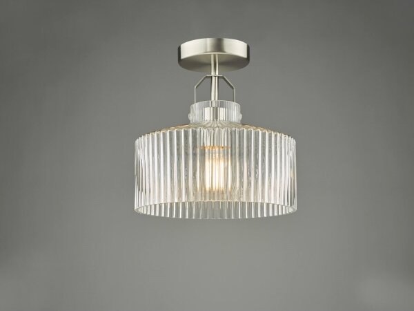 Där Lighting LEN4846 - Plafoniera LENKA 1xE27/60W/230V, cromo opaco