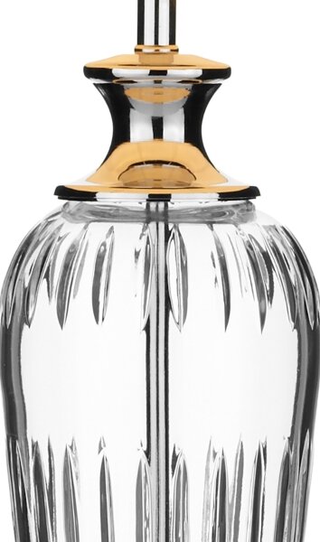 Där Lighting HIN4208 - Lampada da tavolo HINTON 1xE27/60W/230V, bianca/cromo lucido