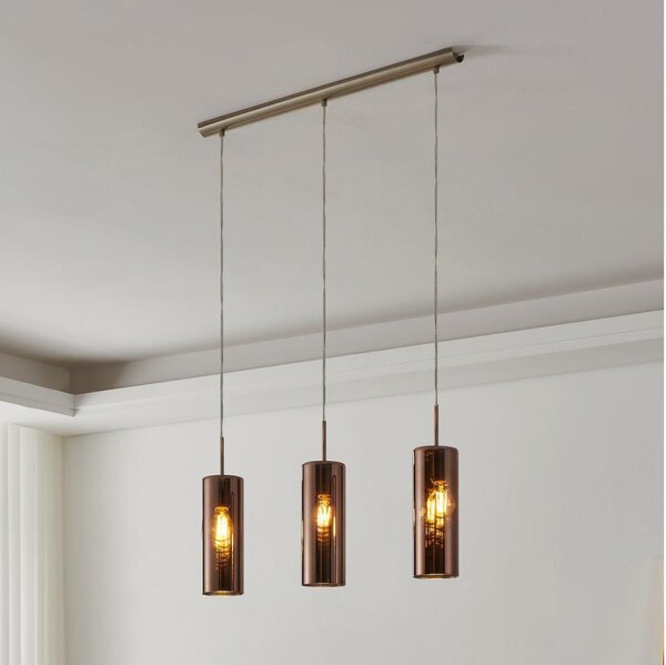 Eglo 98699 - Lampadario a cavo SELVINO 3xE27/15W/230V