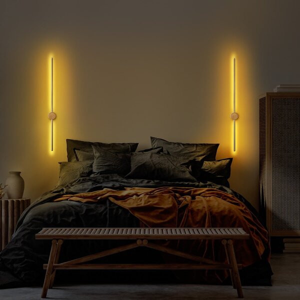 Lampada da parete LED dorata Sword – Opviq lights