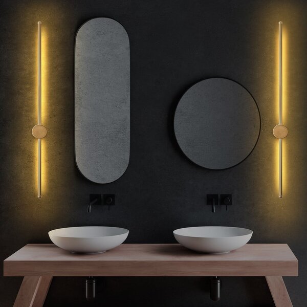 Lampada da parete LED dorata Sword – Opviq lights
