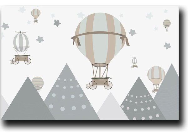 Quadro per bambini 45x70 cm Balloon - Wallity