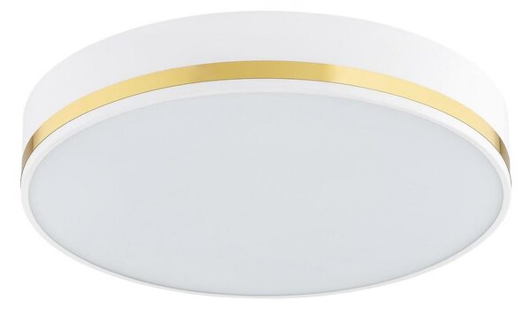 Argon 7035 - Plafoniera AMORE 2xE27/15W/230V diametro 35 cm bianco/oro