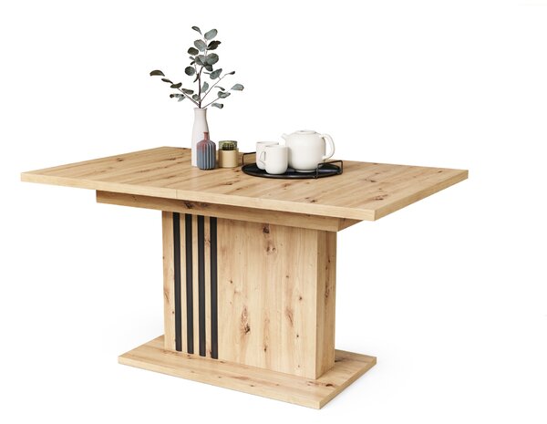 LEONEL Rovere Artisan – TAVOLO MODERNO ALLUNGABILE FINO A 180 cm!