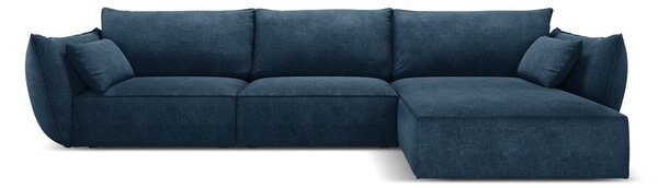 Divano angolare blu scuro (angolo destro) Vanda - Mazzini Sofas