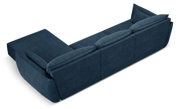 Divano angolare blu scuro (angolo destro) Vanda - Mazzini Sofas