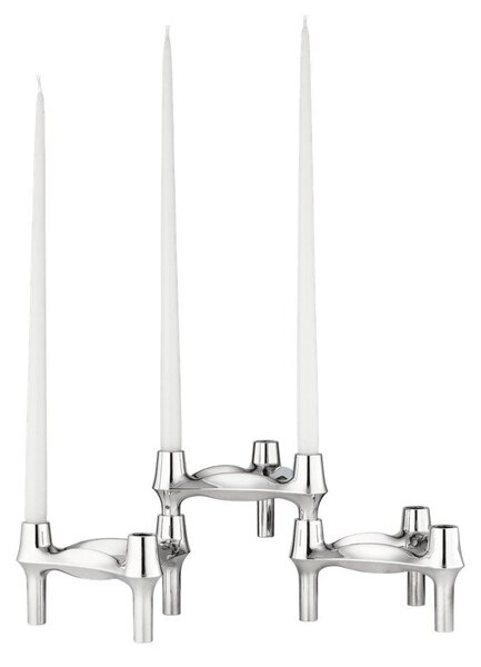 Portacandele in set in metallo 3 pz BMF – STOFF Nagel