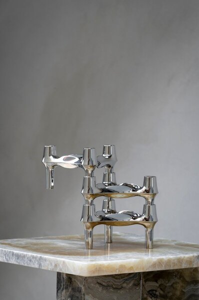 Portacandele in set in metallo 3 pz BMF – STOFF Nagel