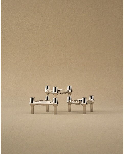 Portacandele in set in metallo 3 pz BMF – STOFF Nagel