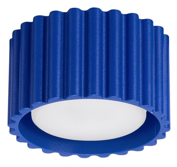 Faretto blu in metallo ø 10 cm Zora – Sollux