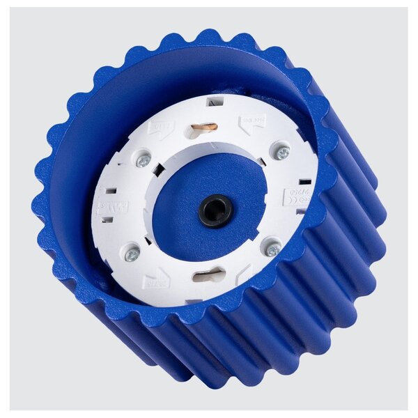 Faretto blu in metallo ø 10 cm Zora – Sollux