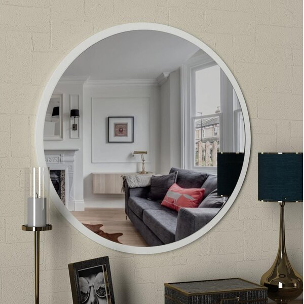 Specchio da parete GLOB d. 59 cm bianco