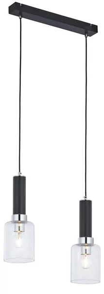 Jupiter 1868 - TU2 - Lampadario a sospensione con filo TULUZA 2xE27/60W/230V argento