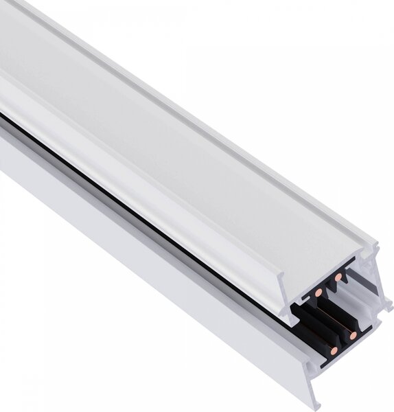 Spectrum LED Binario elettrico trifase (SPS 2) da incasso 1 m per sistema a binario Luci Faretti IP20 Bianco 100 cm