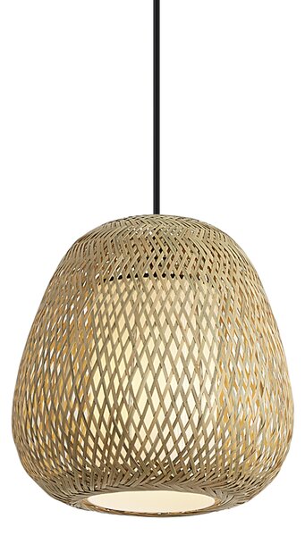 Lampada a sospensione Japandi in bambù 30cm IP44 - Moana