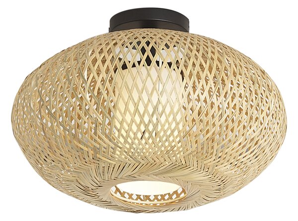 Plafoniera Japandi in bambù 42cm IP44 - Moana