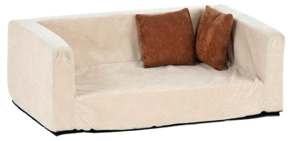 Divano per cani Buddy di Silvio Design, aspetto velluto, dimensioni 42 x 70 x 25 cm