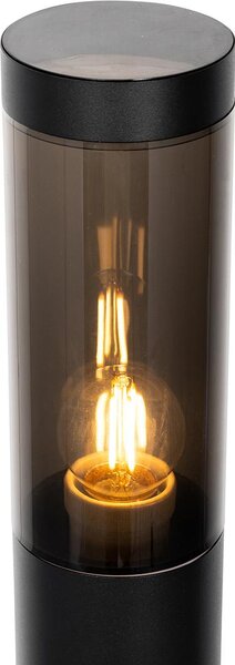 Lampada da esterno moderna a palo, nera, 45 cm, IP44, Rox