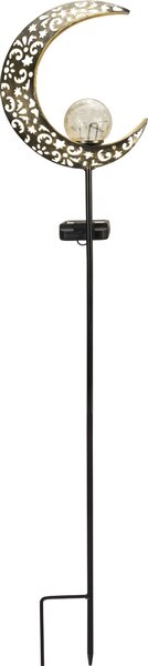 Northpoint LED: lampada da giardino a energia solare con sensore crepuscolare e forma di luna