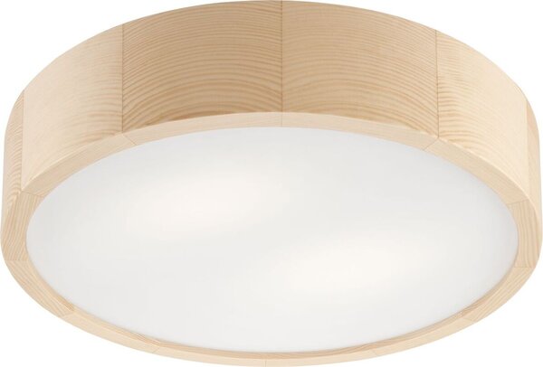 Lampada da soffitto a LED pino 2 luci rotonde 38 cm attacco E27 apparecchio da soffitto