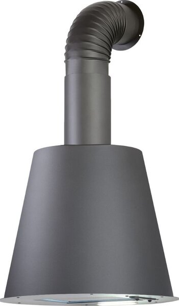 Samet Cappa Cucina Aspirante a Parete Larghezza 50 cm Classe C colore Antracite - RetroAN