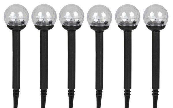 Lampada solare a LED per giardino, set da 6, con cambio colore. Lampada solare per giardino, lampada decorativa