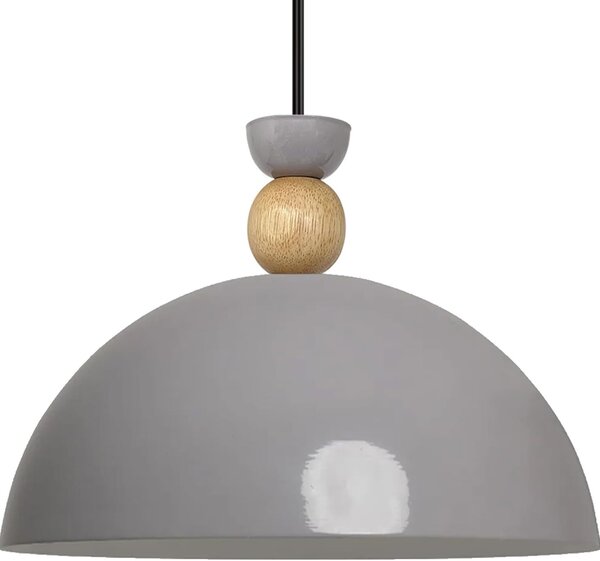 Lampada a sospensione Yimpi Lampada industriale Ø30 cm, E27, grigio Lampada moderna
