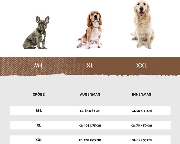 Lettino ortopedico per cani Rockland in ecopelle L grigio chiaro