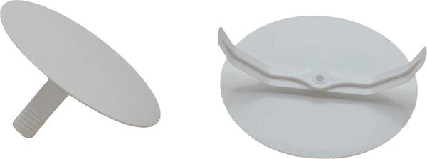 Coperchi a molla, bianchi, rotondi, Ø 85 mm, per scatole da incasso Ø 70 mm, coperchi a scatto, 200 pezzi