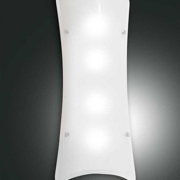 Fabas Luce lampada da soffitto classica Milton Bianca
