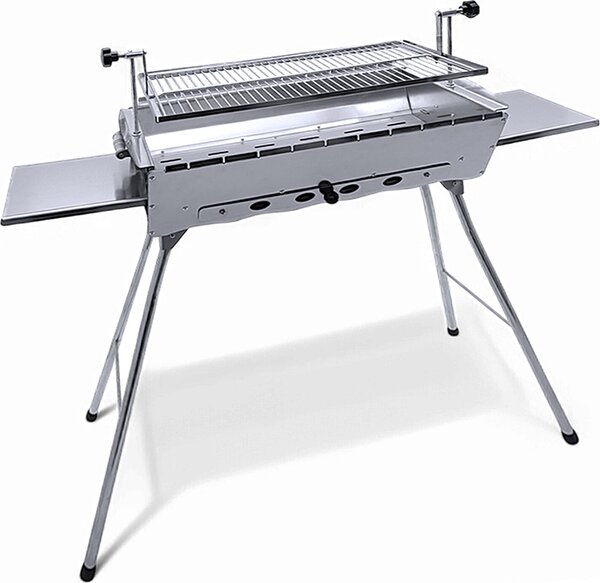 Griglia per shashlik in acciaio inox Mangal Astana 2 mm regolabile