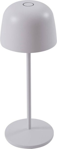 Lindby Lampada da tavolo ricaricabile a LED Arietty, bianca, dimmerabile, IP65