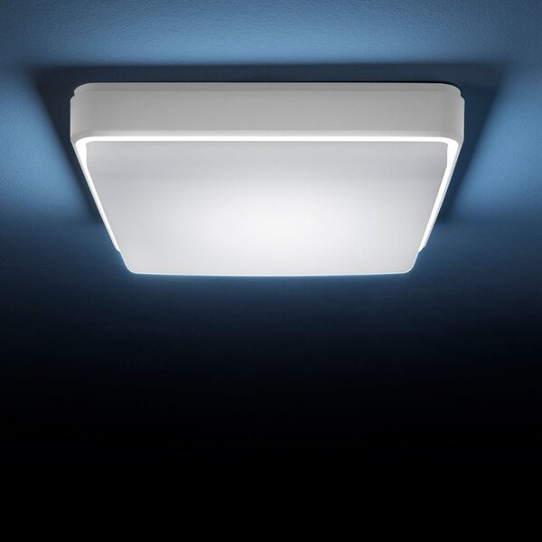 Plafoniera led promoingross yndi q28 t28 wh cct ip65 pvc metacrilato - Promoingross