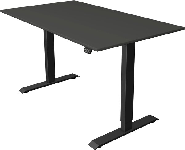 Tavolo da salotto/da bar Move 1, regolabile elettricamente in altezza, LxPxH 140x80-123 cm, antracite/antracite