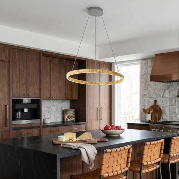 Lampadario moderno promoingross game s80 led cct biemissione metallo silicone - Promoingross