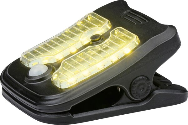 Grundig luci da giardino solari clip luci solari da giardino con sensore di movimento - luce da giardino LED con luce bianca fredda e calda - durata della batteria 6-8 ore - nero
