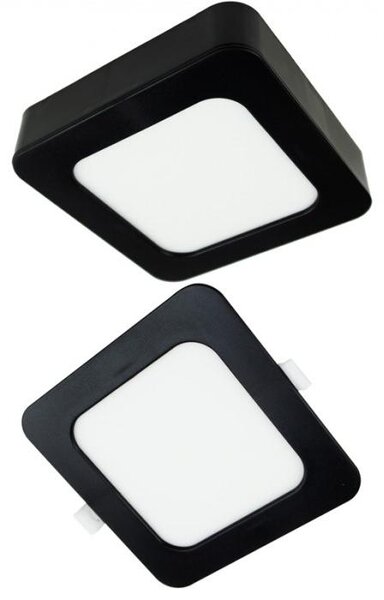 Faretto da incasso a LED 18W CCT 2in1 nero opaco