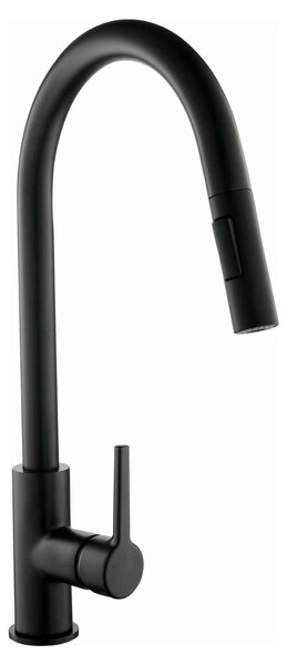 Rubinetto da cucina monocomando - Nero opaco