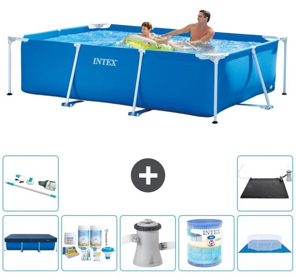 Piscina fuori terra rettangolare - 260x160x65 cm - 8 pezzi - Modello S30120